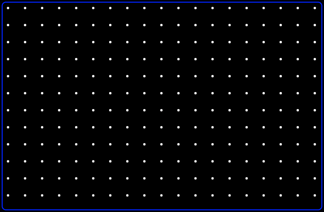 Dark image with repeating dots and a border surrounding everything