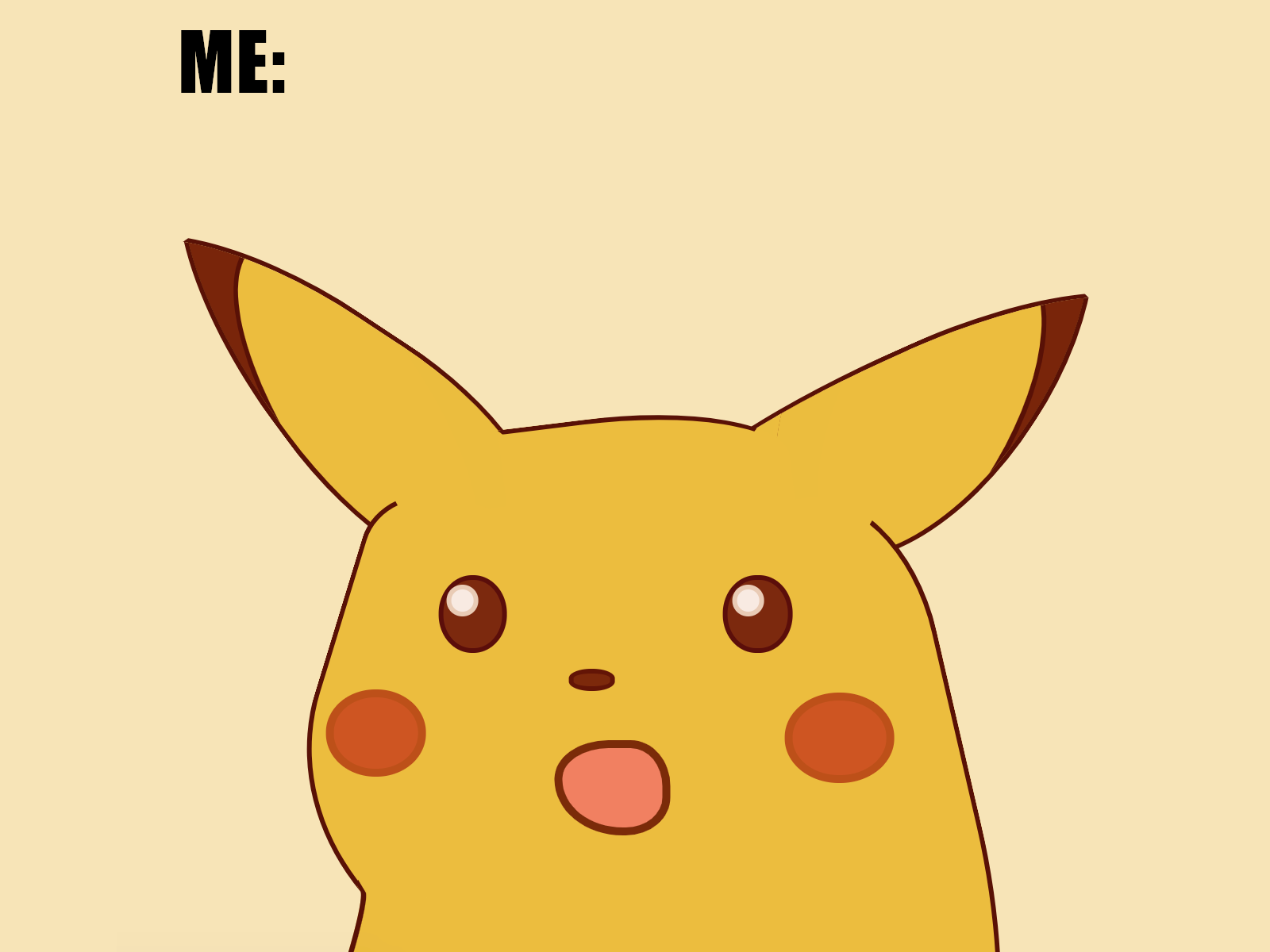 Cartoon showing Pikachu, one of the main characters of the TV show Pokemon
