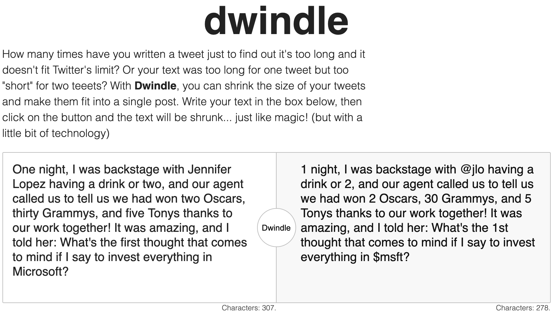 Screenshot of dwindle after replacing some text, the translated part is plain text