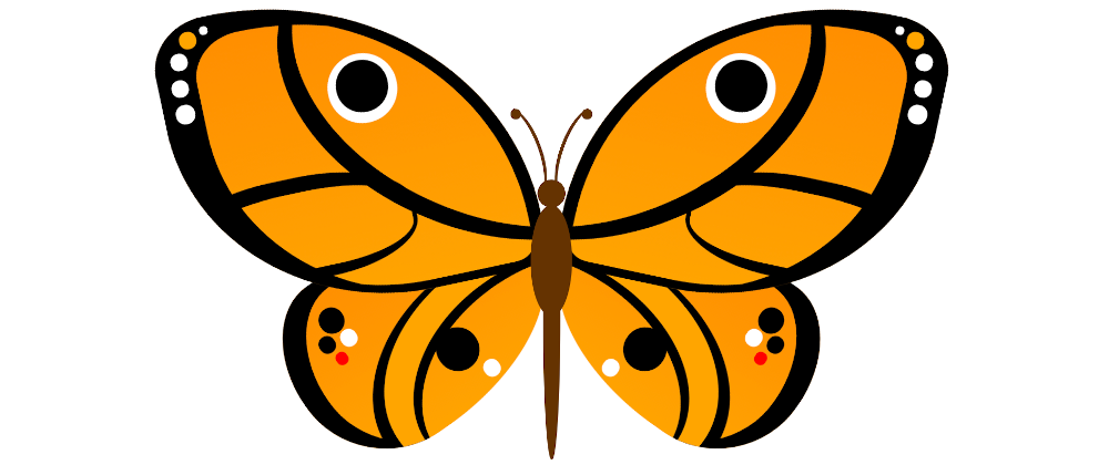 CSS butterfly, by Alvaro Montoro