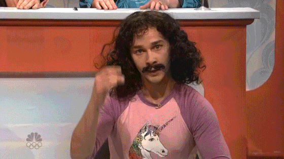 Animated gif of a strange-looking man saying "magic" while moving his hands dramatically