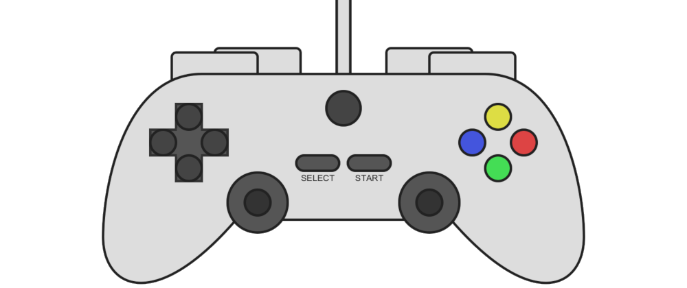 illustration of a gamepad