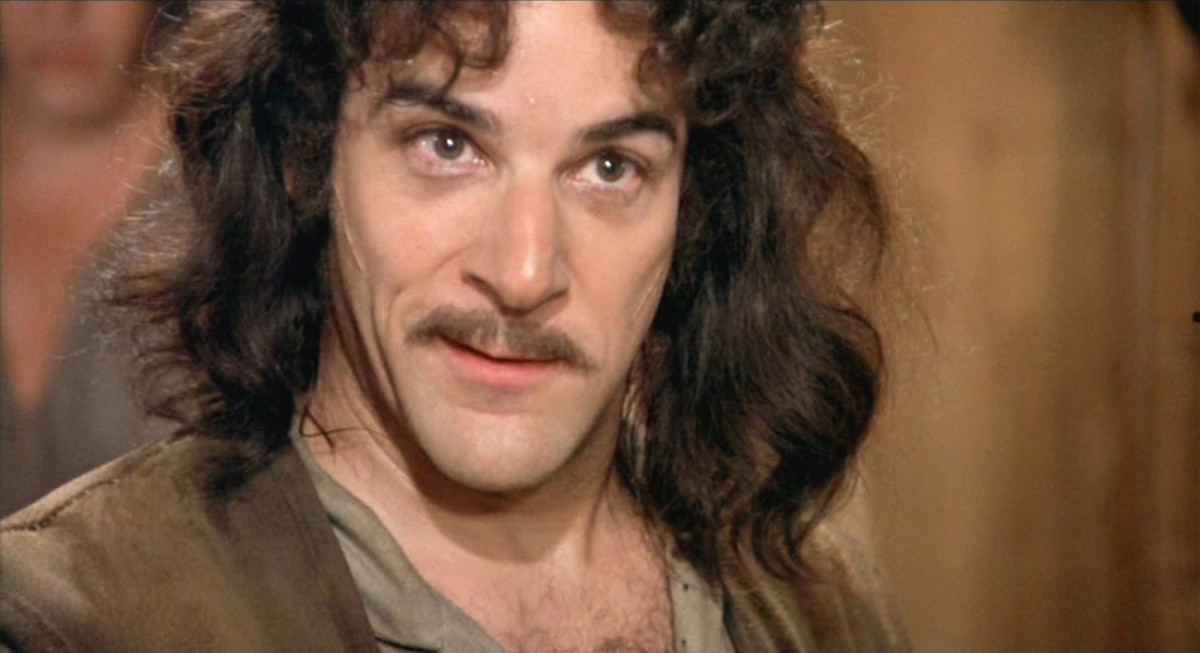 Snapshot from the movie The Princess Bride, showing the character Iñigo Montoya (famous for his catchphrase: "My name is Iñigo Montoya. You killed my father. Prepare to die")