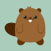 CSS Cartoon of beaver
