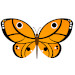 CSS Cartoon of butterfly