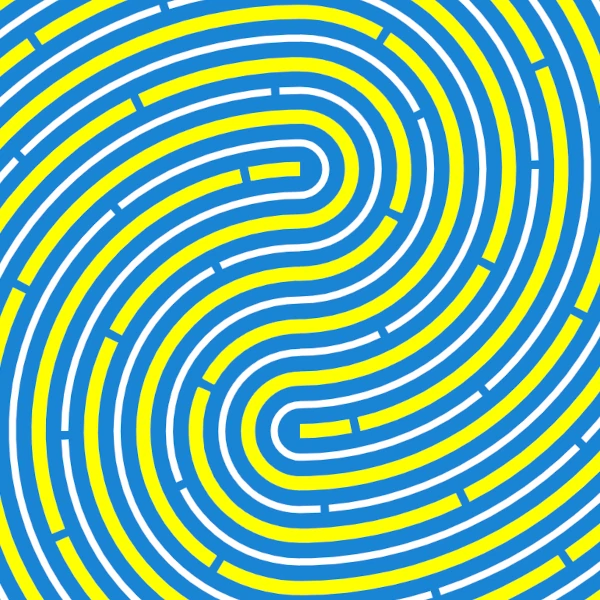 a colorful spiral