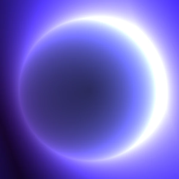 a circle of light that could look like an eclipse