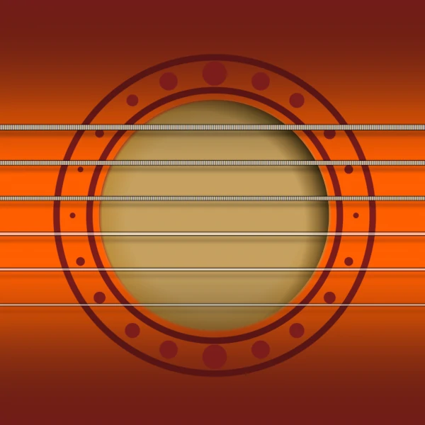 a guitar close up
