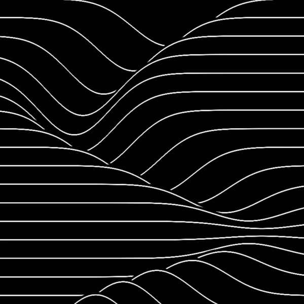 wavy lines in black and white