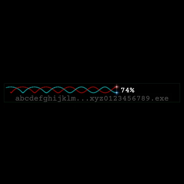 a file loader with a helix indicator