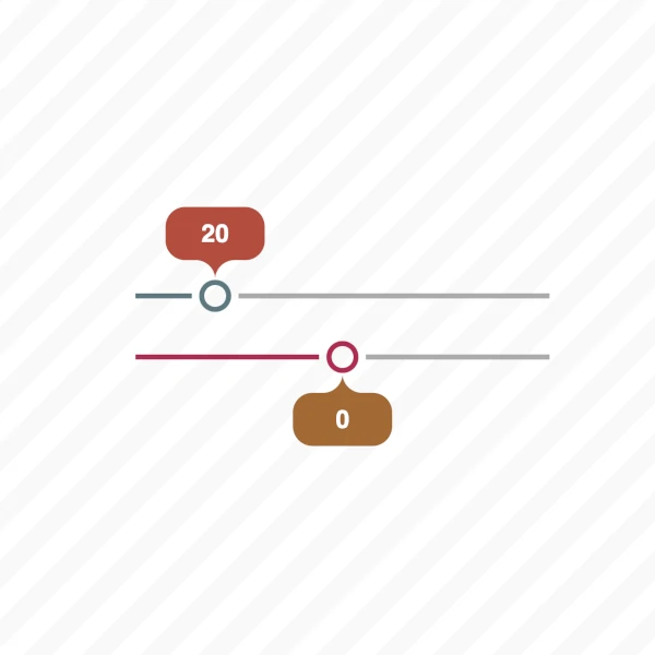 two range slider components