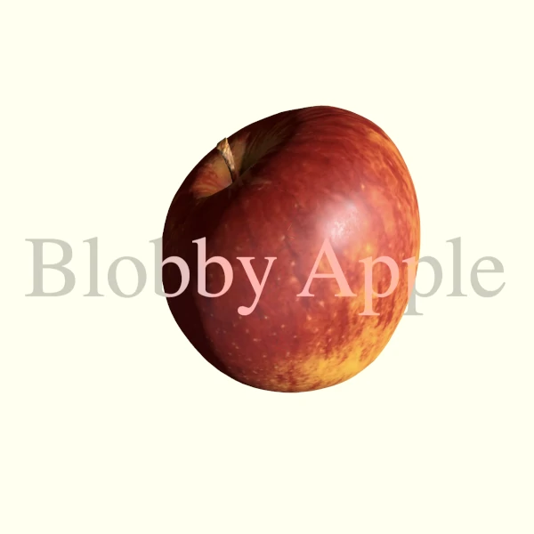 A bobbly apple