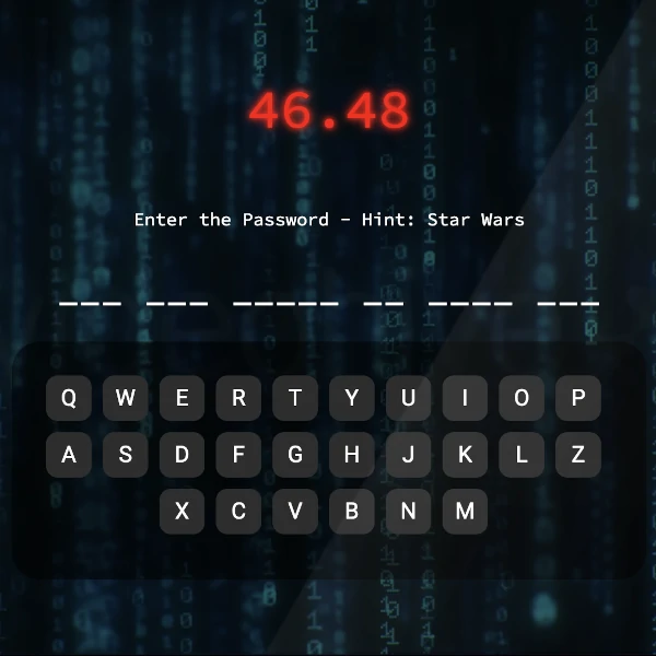 screenshot of a game (hangman style)