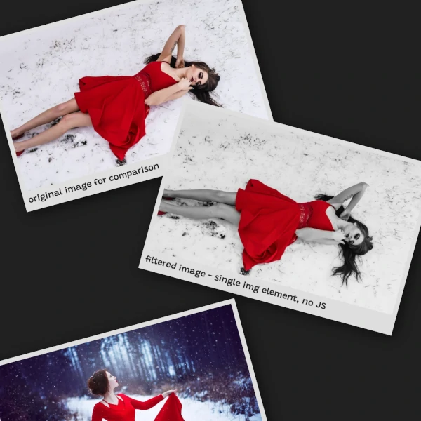 pictures in color and black and white