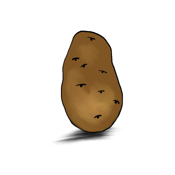 illustration of a potato