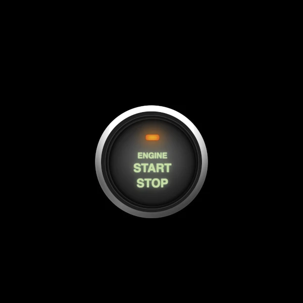 illustration of a start engine button from a car