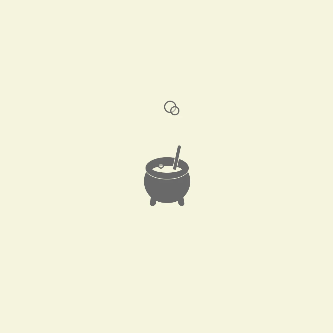illustration of a bubbly cauldron