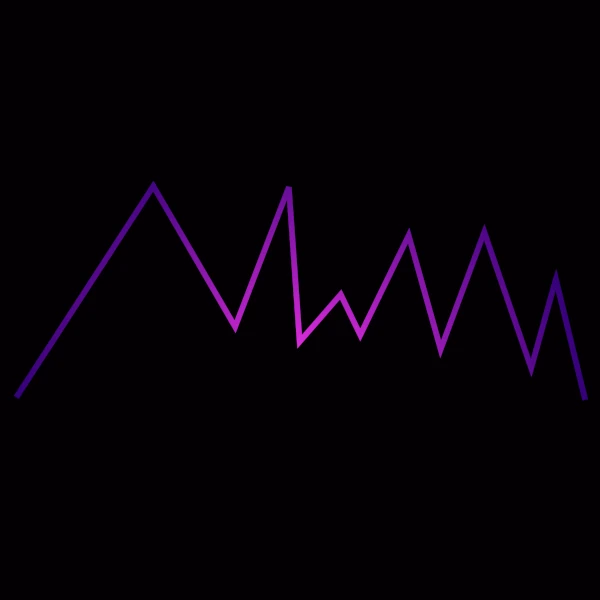 A colorful line