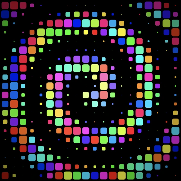 a colorful spiral
