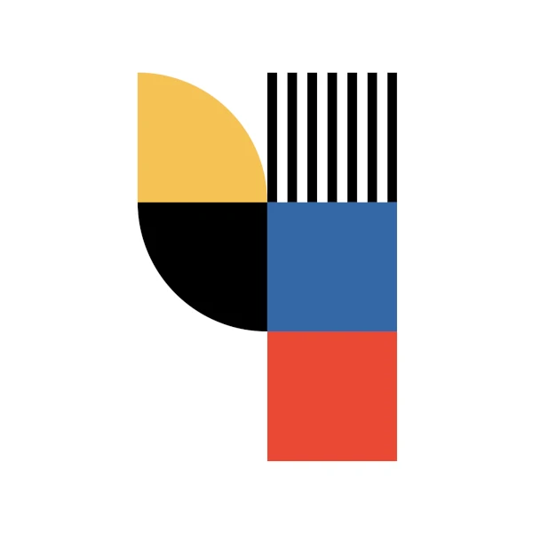 the number 4 in bauhaus style